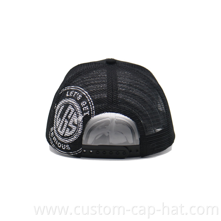 Black Trucker Hat